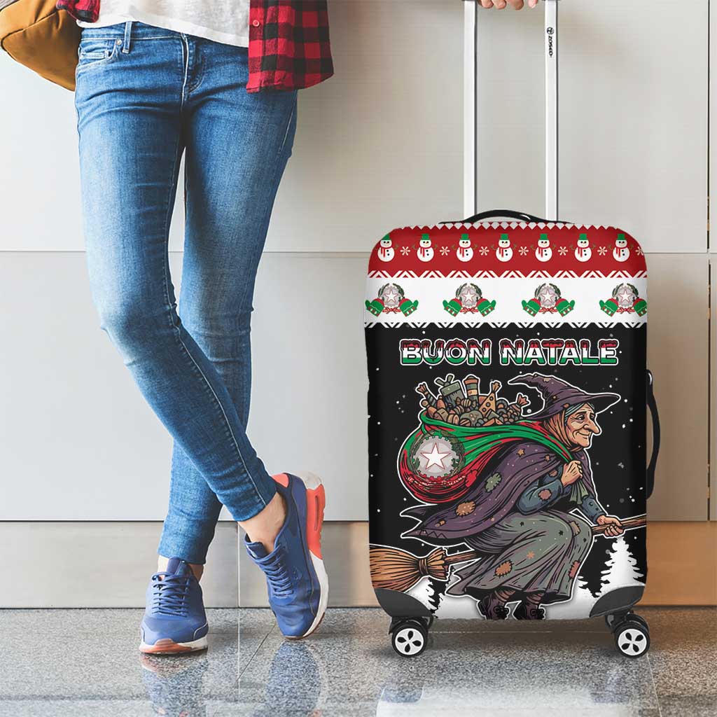 Italy Christmas Luggage Cover La Befana Buon Natale - Wonder Print Shop