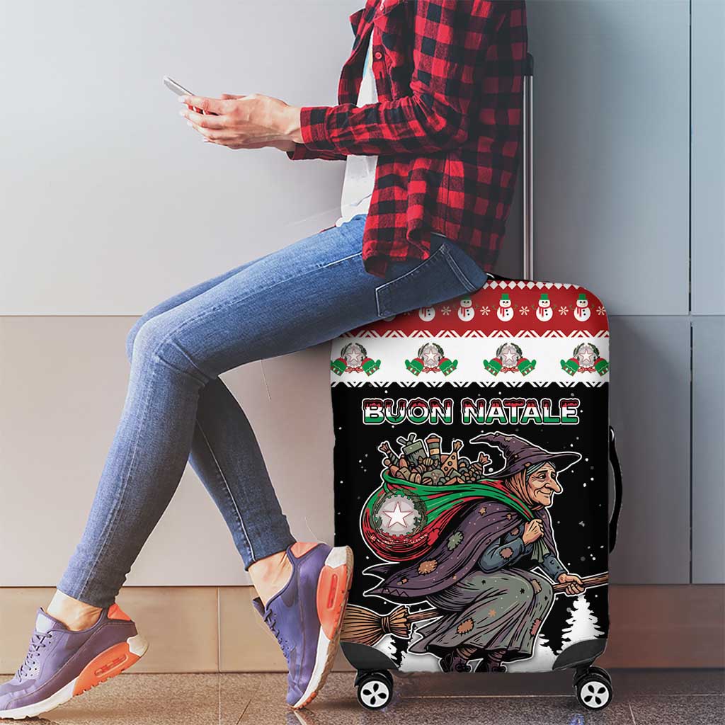 Italy Christmas Luggage Cover La Befana Buon Natale - Wonder Print Shop