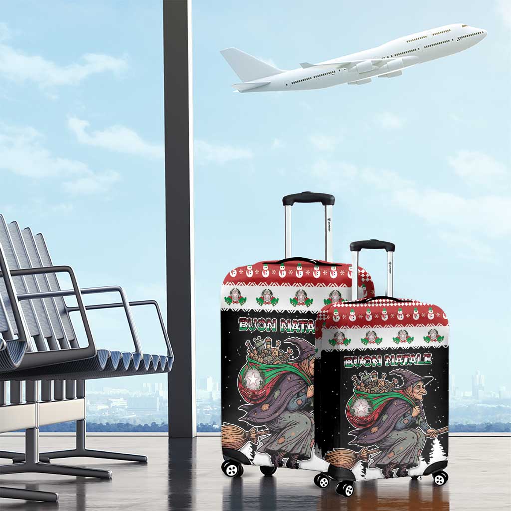 Italy Christmas Luggage Cover La Befana Buon Natale - Wonder Print Shop