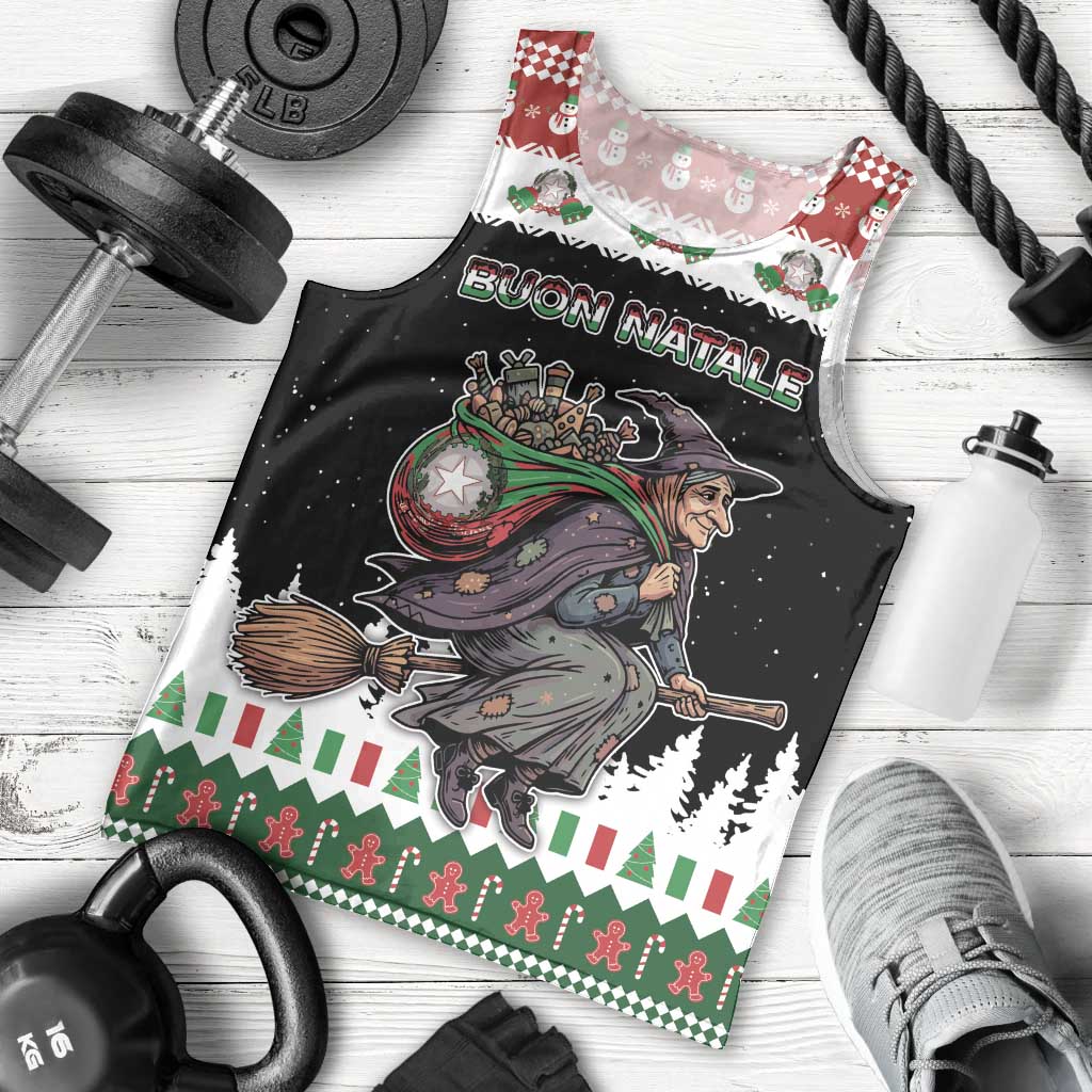 Italy Christmas Men Tank Top La Befana Buon Natale - Wonder Print Shop
