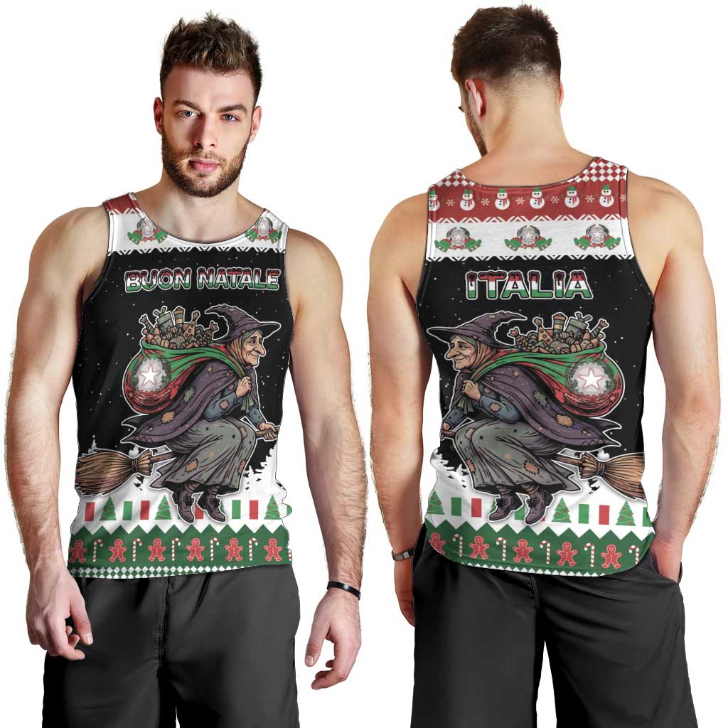 Italy Christmas Men Tank Top La Befana Buon Natale - Wonder Print Shop