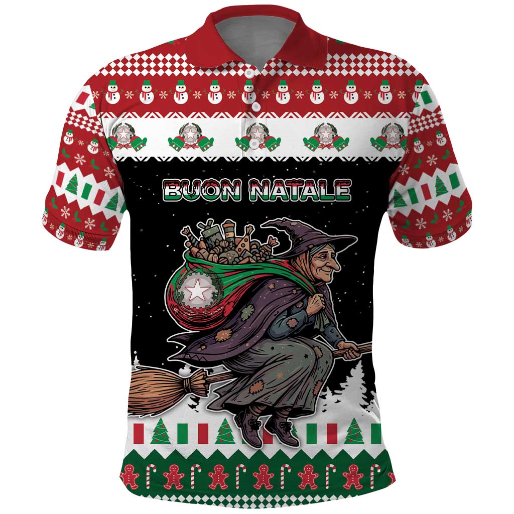 Italy Christmas Polo Shirt La Befana Buon Natale - Wonder Print Shop