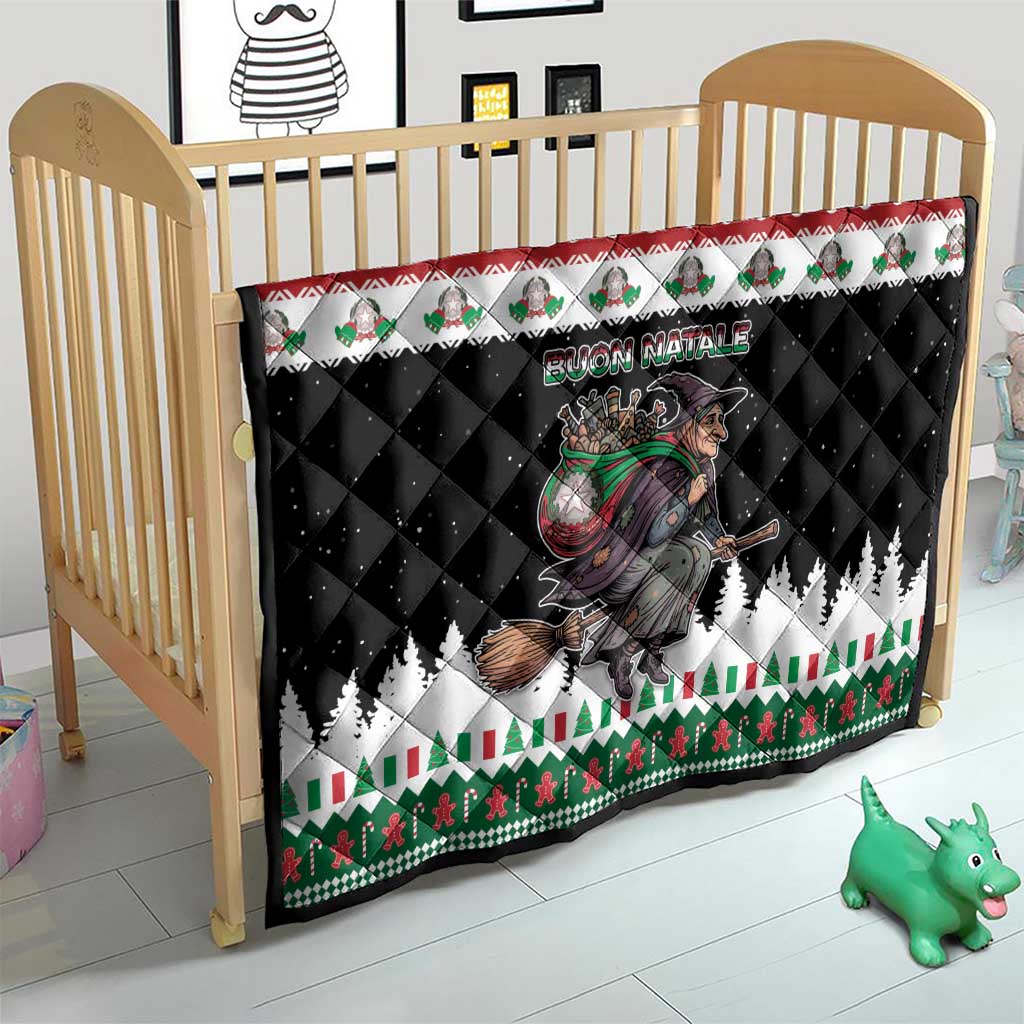 Italy Christmas Quilt La Befana Buon Natale - Wonder Print Shop