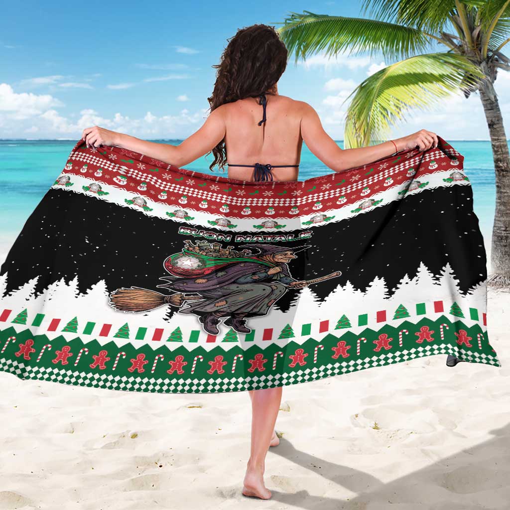 Italy Christmas Sarong La Befana Buon Natale - Wonder Print Shop