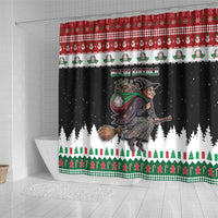 Italy Christmas Shower Curtain La Befana Buon Natale - Wonder Print Shop