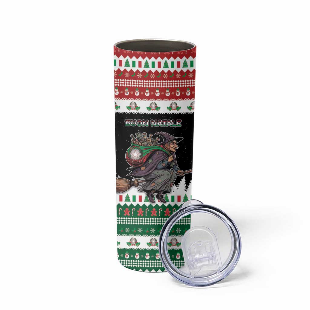 Italy Christmas Skinny Tumbler La Befana Buon Natale - Wonder Print Shop