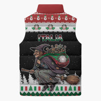 Italy Christmas Sleeveless Puffer Jacket La Befana Buon Natale - Wonder Print Shop