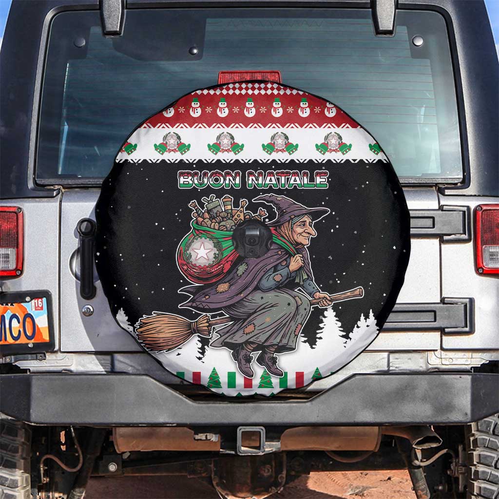 Italy Christmas Spare Tire Cover La Befana Buon Natale - Wonder Print Shop