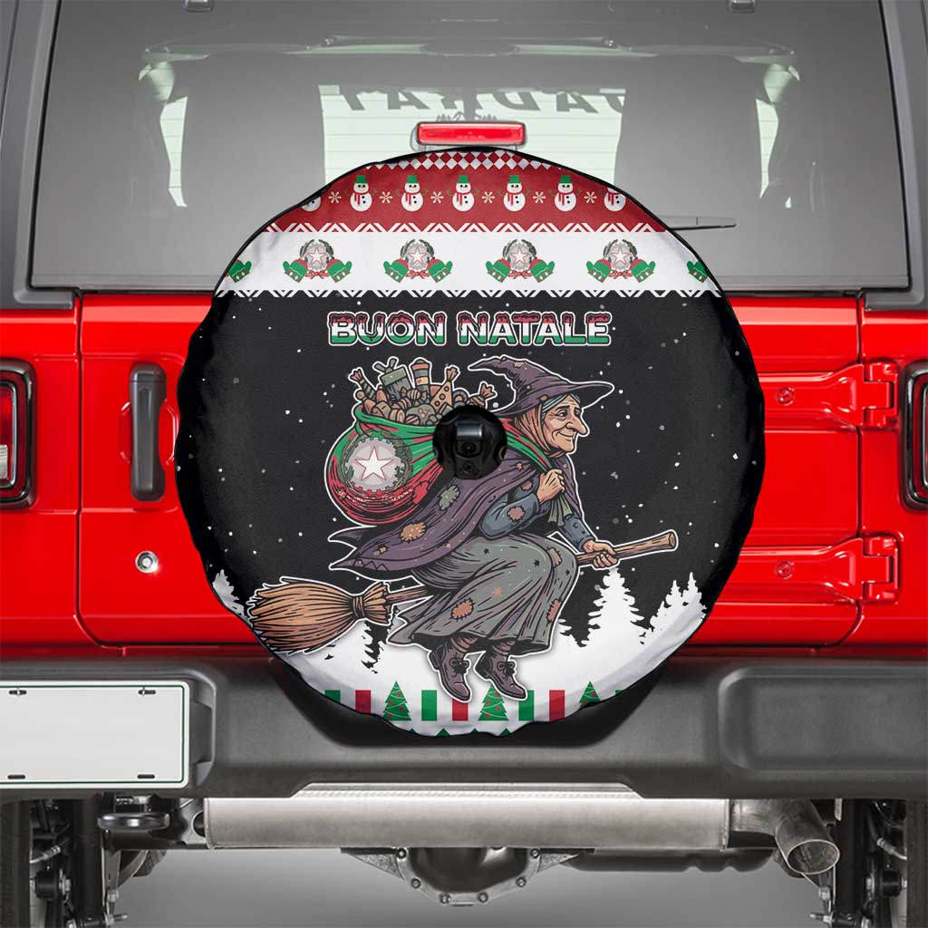 Italy Christmas Spare Tire Cover La Befana Buon Natale - Wonder Print Shop