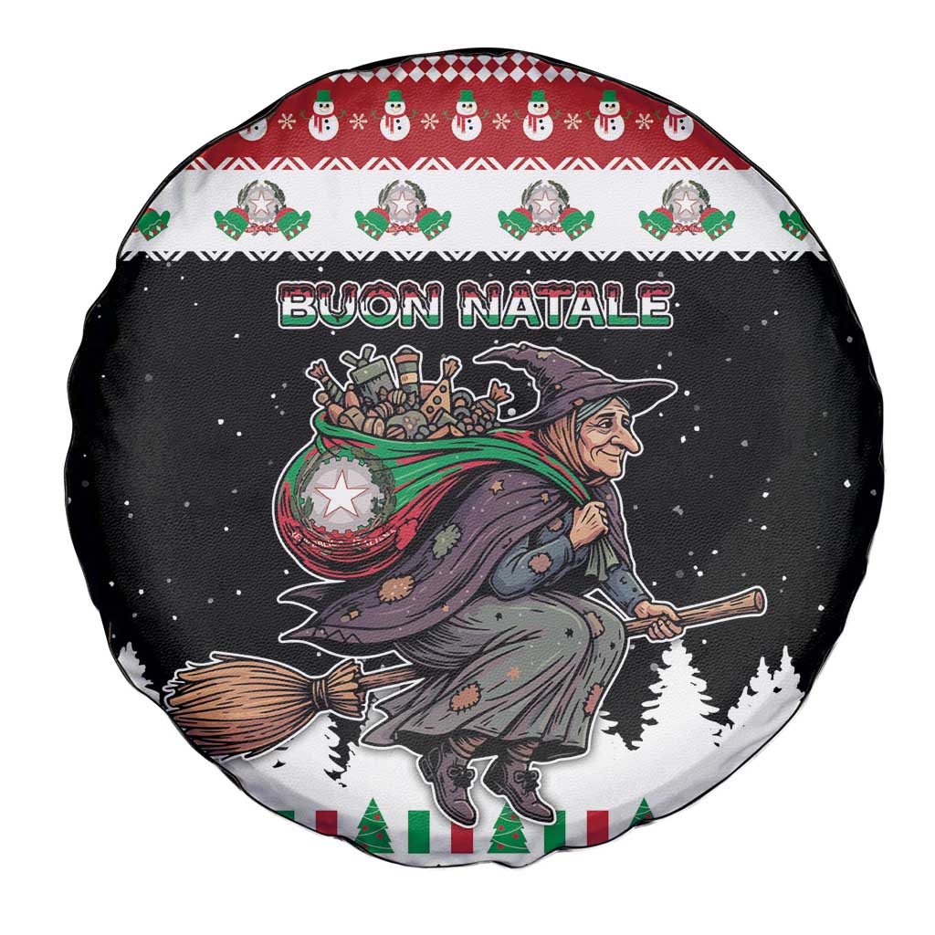 Italy Christmas Spare Tire Cover La Befana Buon Natale - Wonder Print Shop
