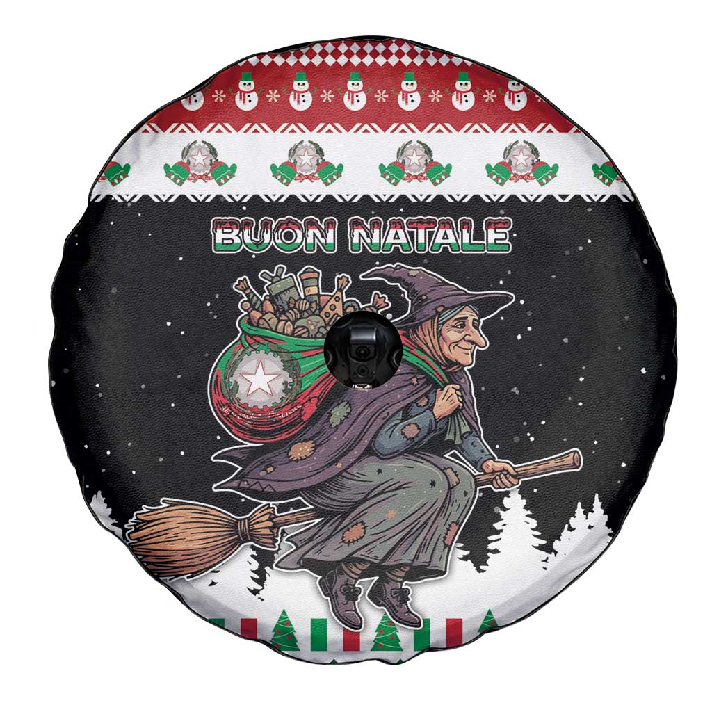 Italy Christmas Spare Tire Cover La Befana Buon Natale - Wonder Print Shop