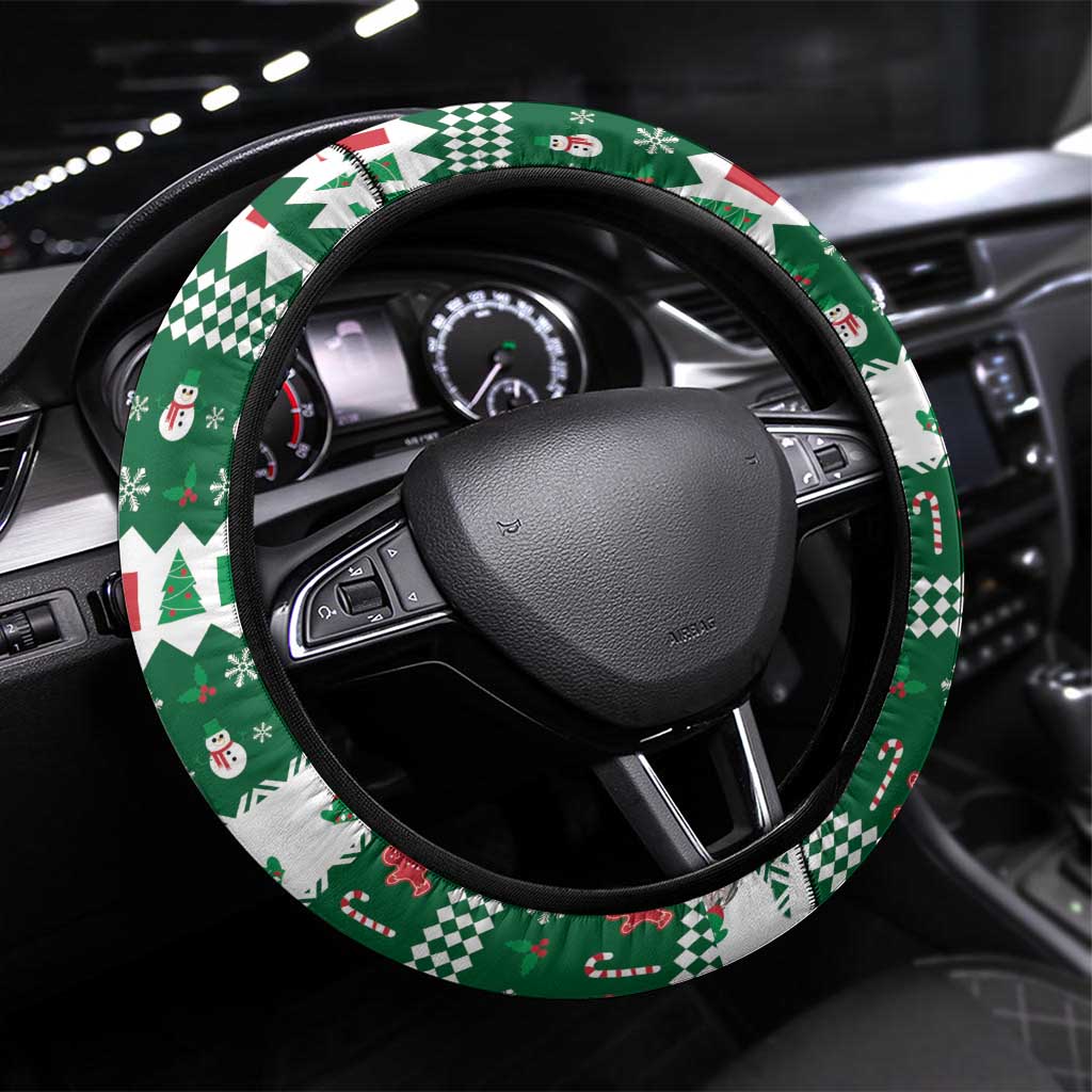 Italy Christmas Steering Wheel Cover La Befana Buon Natale - Wonder Print Shop