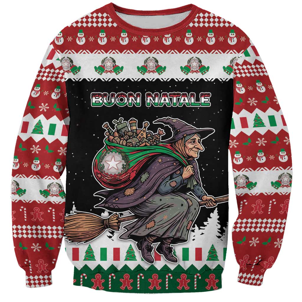 Italy Christmas Sweatshirt La Befana Buon Natale - Wonder Print Shop