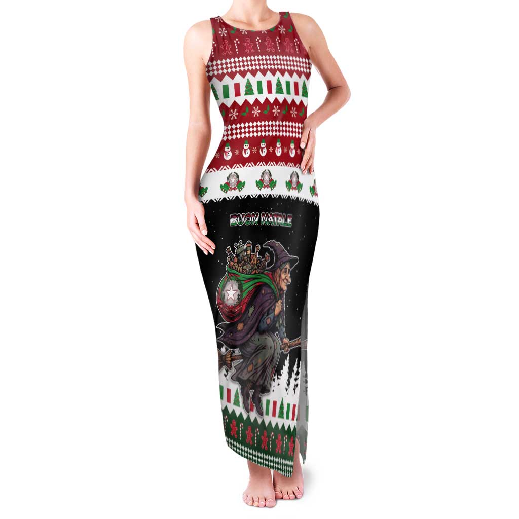 Italy Christmas Tank Maxi Dress La Befana Buon Natale - Wonder Print Shop