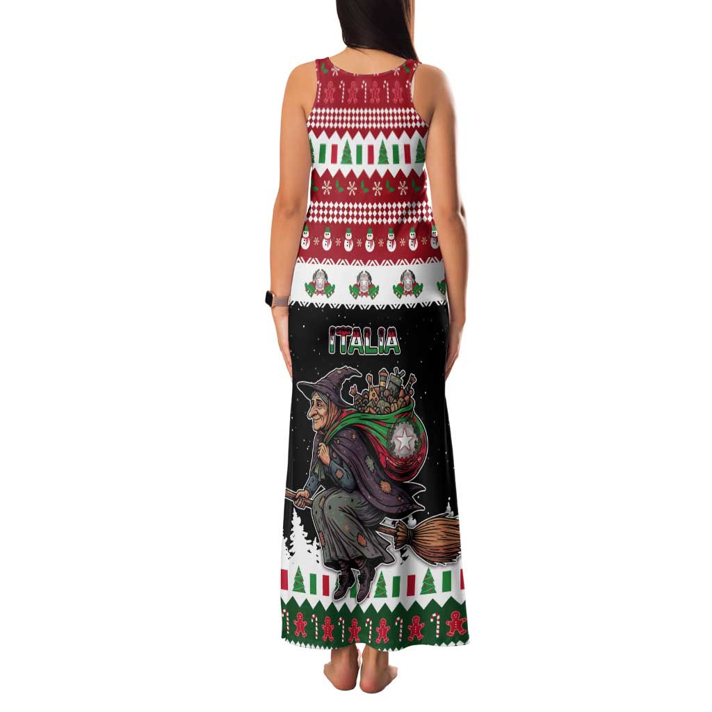 Italy Christmas Tank Maxi Dress La Befana Buon Natale - Wonder Print Shop