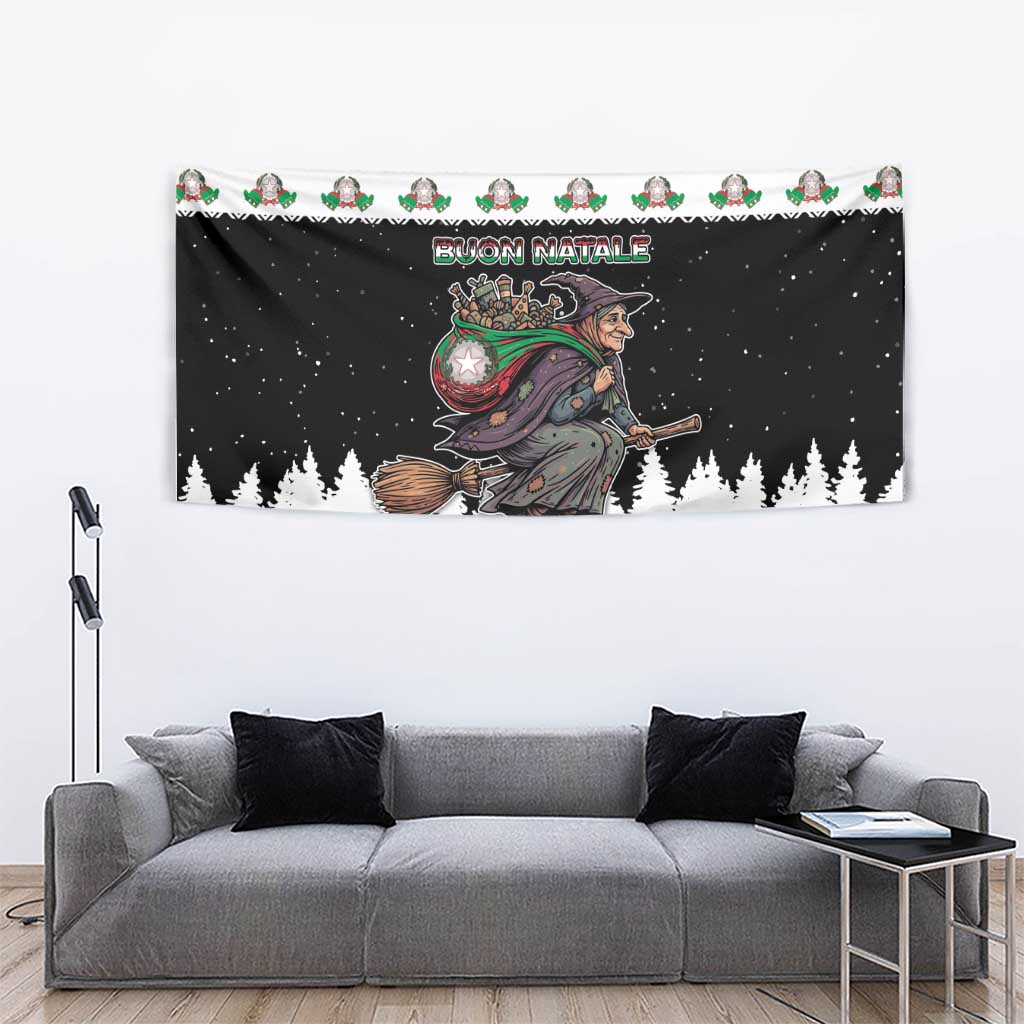 Italy Christmas Tapestry La Befana Buon Natale - Wonder Print Shop