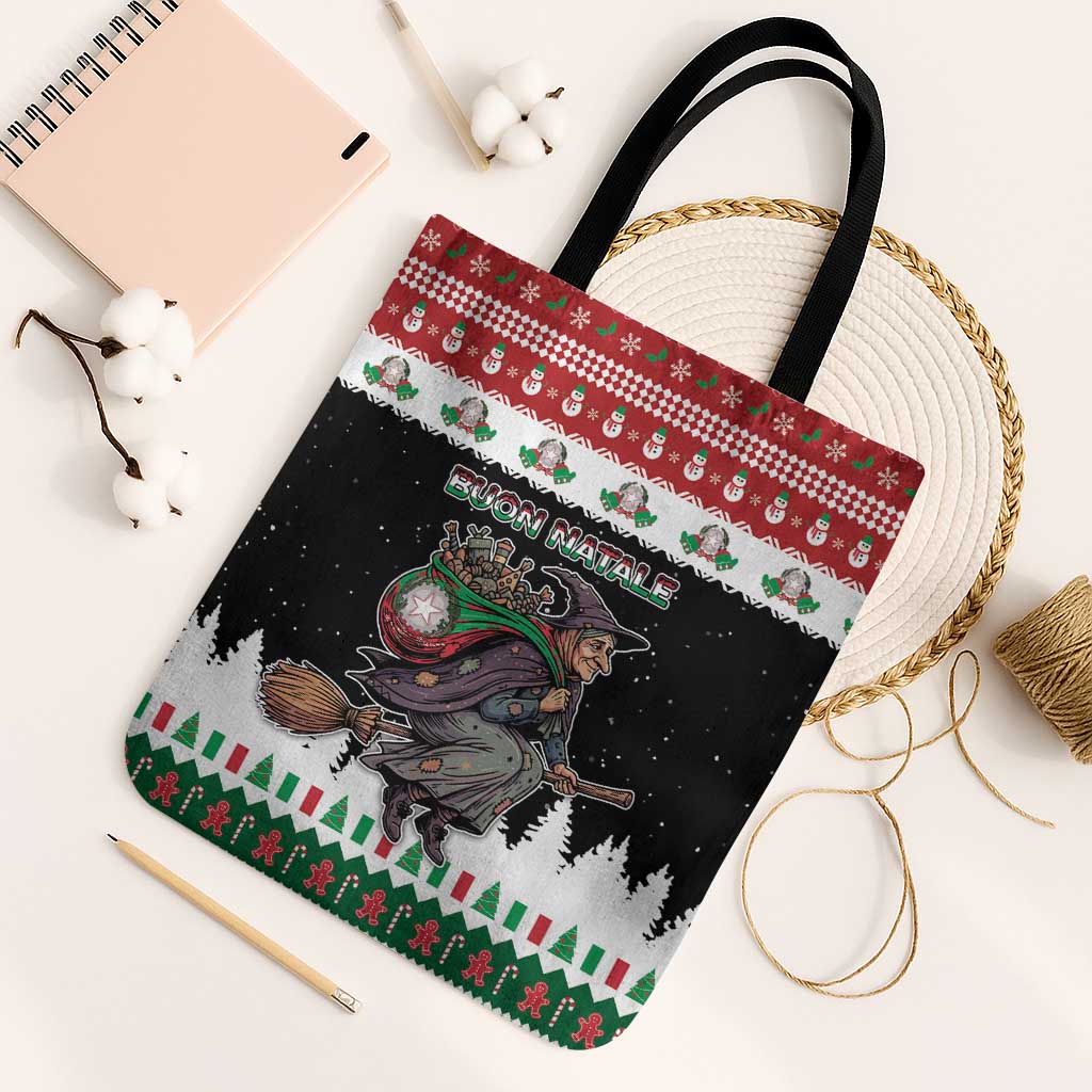 Italy Christmas Tote Bag La Befana Buon Natale - Wonder Print Shop