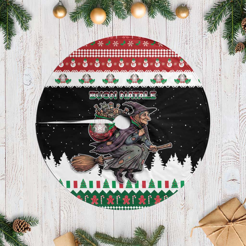 Italy Christmas Tree Skirt La Befana Buon Natale - Wonder Print Shop