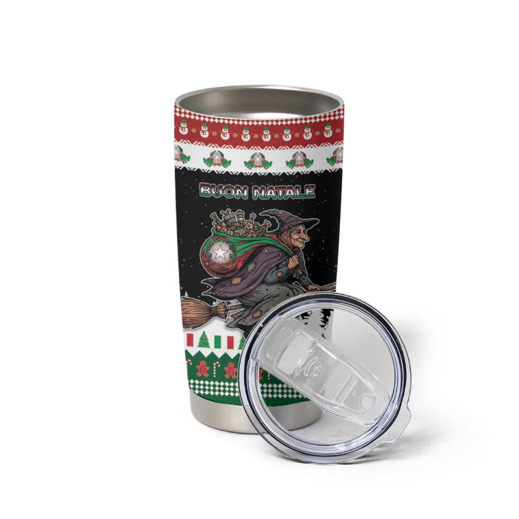 Italy Christmas Tumbler Cup La Befana Buon Natale - Wonder Print Shop