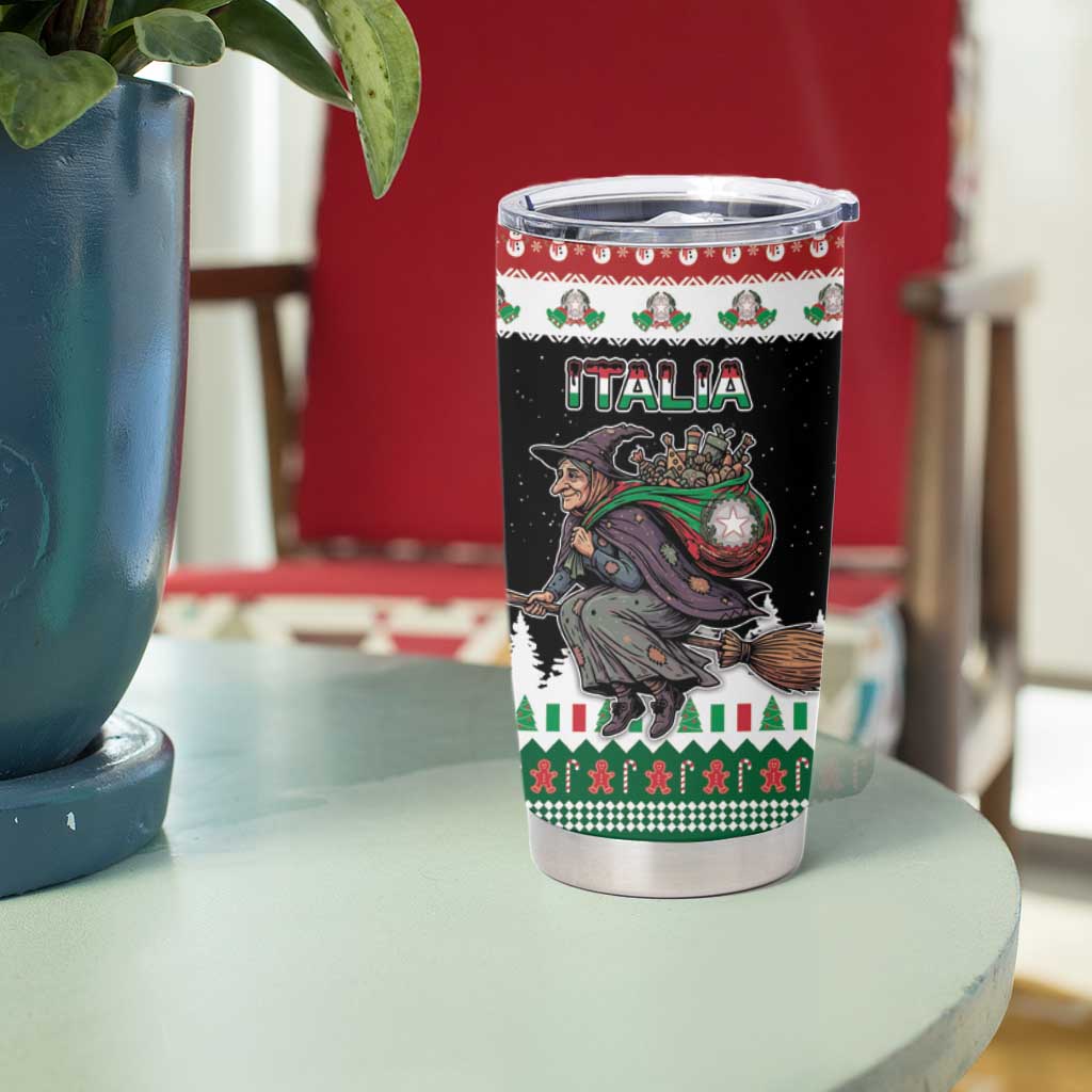 Italy Christmas Tumbler Cup La Befana Buon Natale - Wonder Print Shop