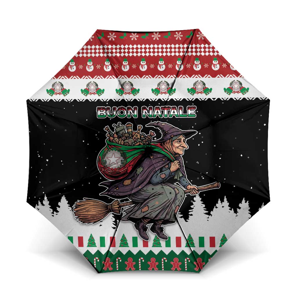 Italy Christmas Umbrella La Befana Buon Natale - Wonder Print Shop