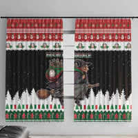 Italy Christmas Window Curtain La Befana Buon Natale - Wonder Print Shop