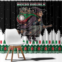 Italy Christmas Window Curtain La Befana Buon Natale - Wonder Print Shop