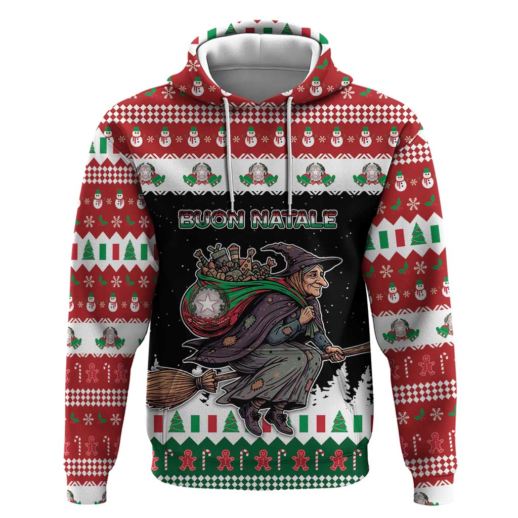 Italy Christmas Zip Hoodie La Befana Buon Natale - Wonder Print Shop