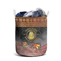 Danish Empire Laundry Basket Kalmar Union With Viking Patterns - Wonder Print Shop