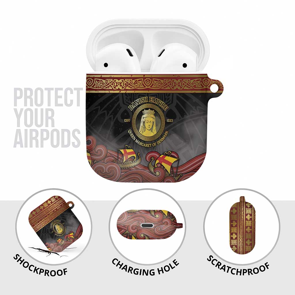 Danish Empire AirPods Case Kalmar Union With Viking Patterns - Wonder Print Shop