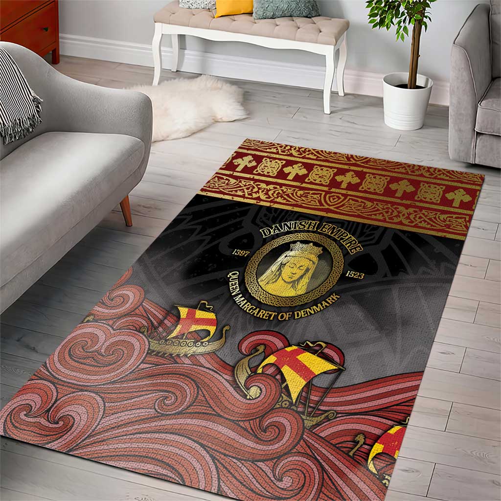 Danish Empire Area Rug Kalmar Union With Viking Patterns - Wonder Print Shop
