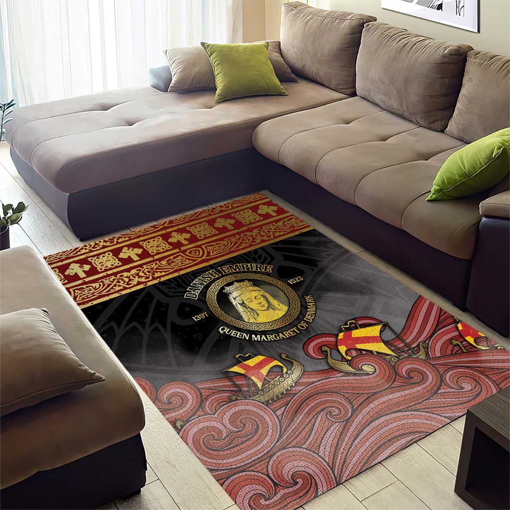 Danish Empire Area Rug Kalmar Union With Viking Patterns - Wonder Print Shop