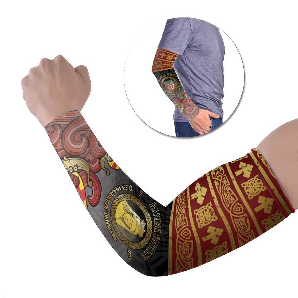 Danish Empire Arm Sleeves Kalmar Union With Viking Patterns - Wonder Print Shop