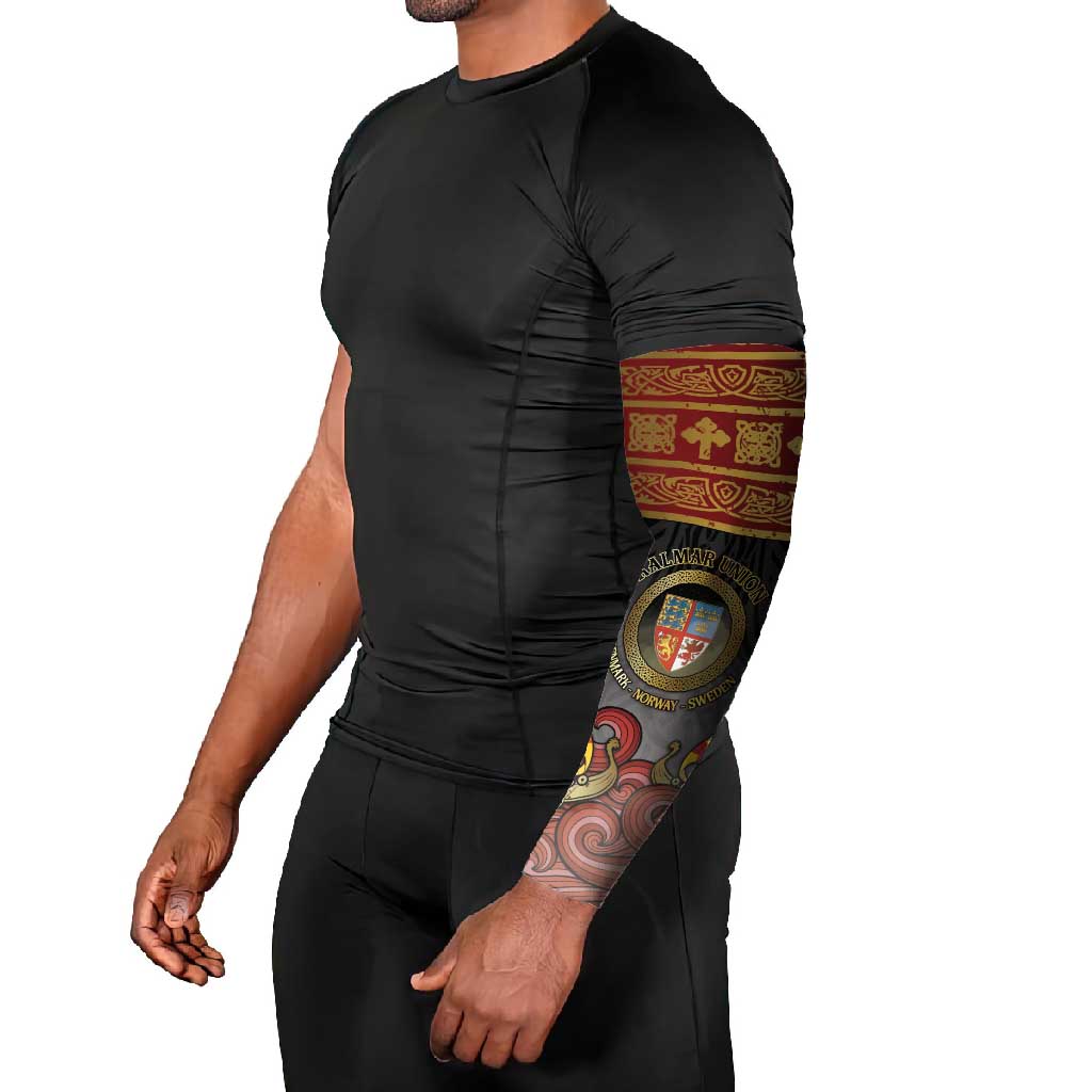 Danish Empire Arm Sleeves Kalmar Union With Viking Patterns - Wonder Print Shop