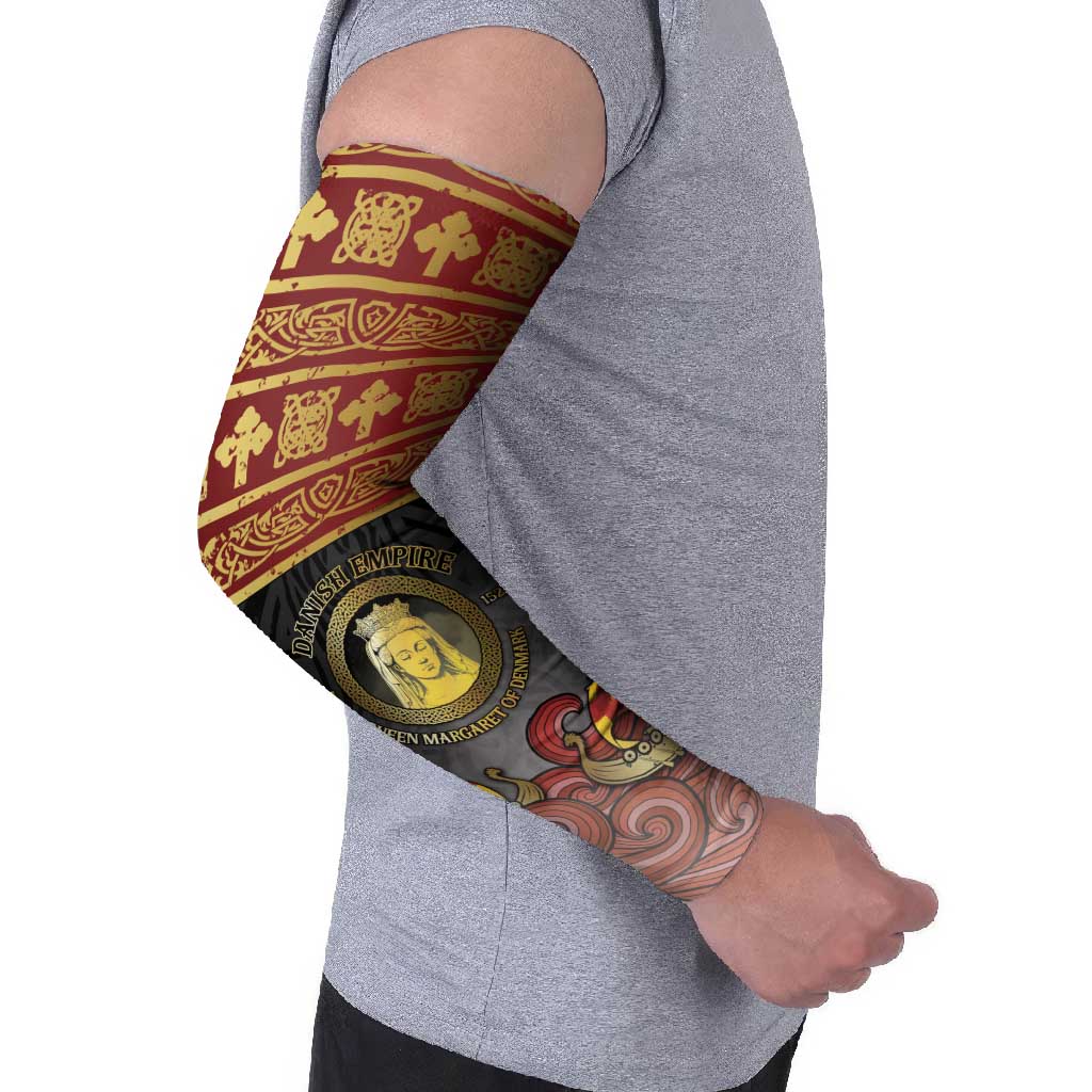 Danish Empire Arm Sleeves Kalmar Union With Viking Patterns - Wonder Print Shop