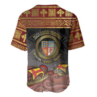 Danish Empire Baseball Jersey Kalmar Union With Viking Patterns - Wonder Print Shop