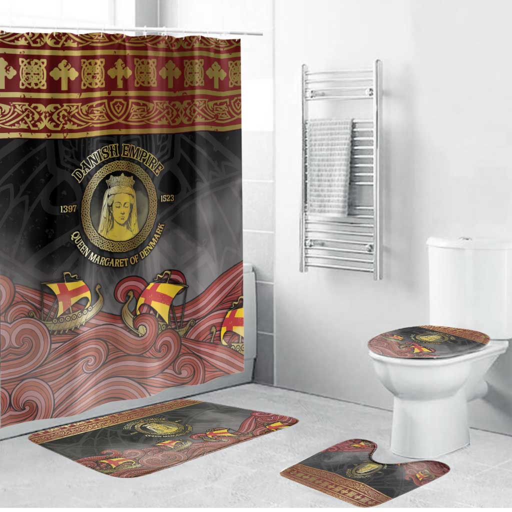 Danish Empire Bathroom Set Kalmar Union With Viking Patterns - Wonder Print Shop