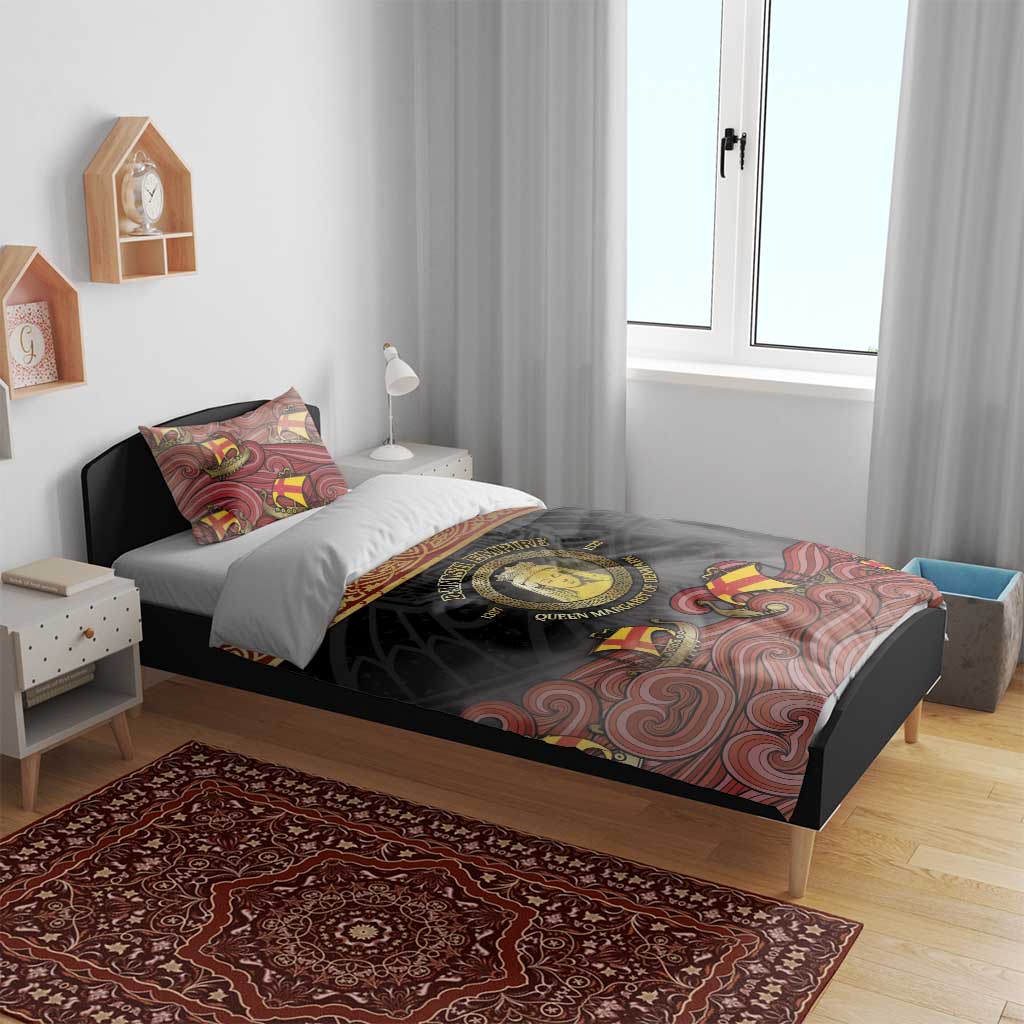 Danish Empire Bedding Set Kalmar Union With Viking Patterns - Wonder Print Shop
