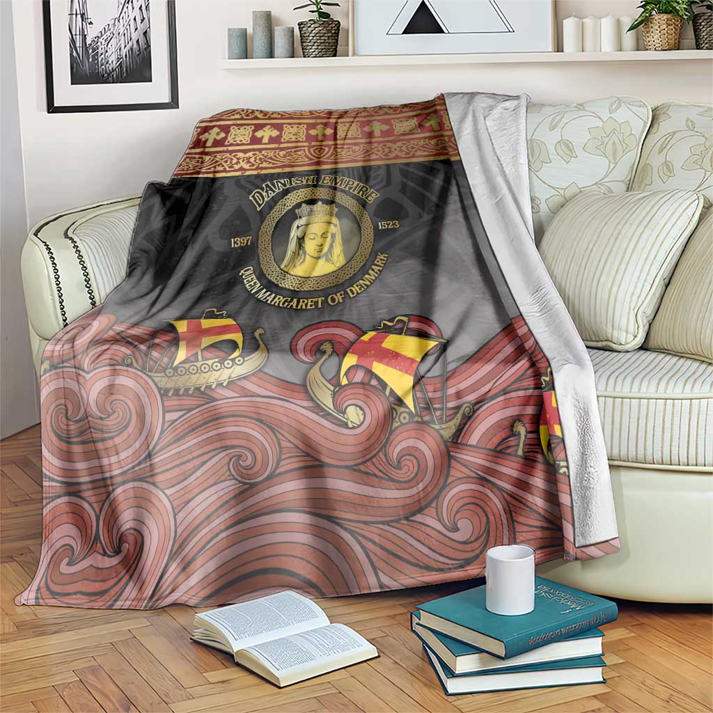Danish Empire Blanket Kalmar Union With Viking Patterns - Wonder Print Shop