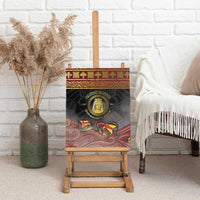 Danish Empire Canvas Wall Art Kalmar Union With Viking Patterns - Wonder Print Shop