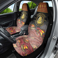 Danish Empire Car Seat Cover Kalmar Union With Viking Patterns - Wonder Print Shop