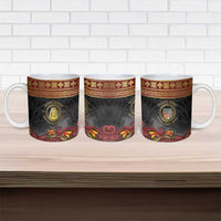 Danish Empire Ceramic Mug Kalmar Union With Viking Patterns - Wonder Print Shop