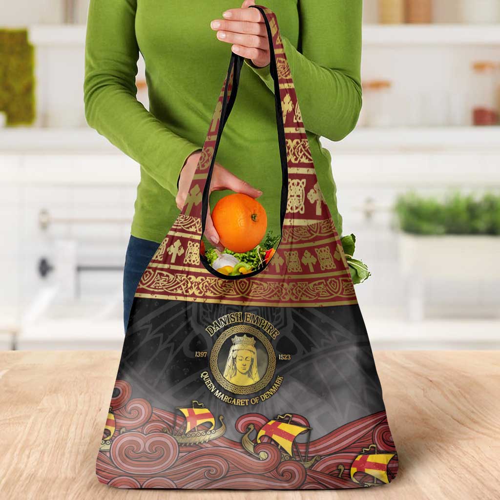 Danish Empire Grocery Bag Kalmar Union With Viking Patterns - Wonder Print Shop