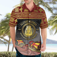 Danish Empire Hawaiian Shirt Kalmar Union With Viking Patterns - Wonder Print Shop