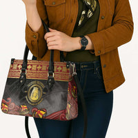 Danish Empire Leather Bag Kalmar Union With Viking Patterns - Wonder Print Shop