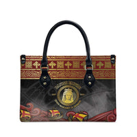 Danish Empire Leather Bag Kalmar Union With Viking Patterns - Wonder Print Shop