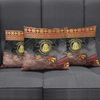 Danish Empire Pillow Cover Kalmar Union With Viking Patterns - Wonder Print Shop
