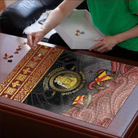Danish Empire Puzzle Kalmar Union With Viking Patterns - Wonder Print Shop