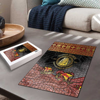 Danish Empire Puzzle Kalmar Union With Viking Patterns - Wonder Print Shop