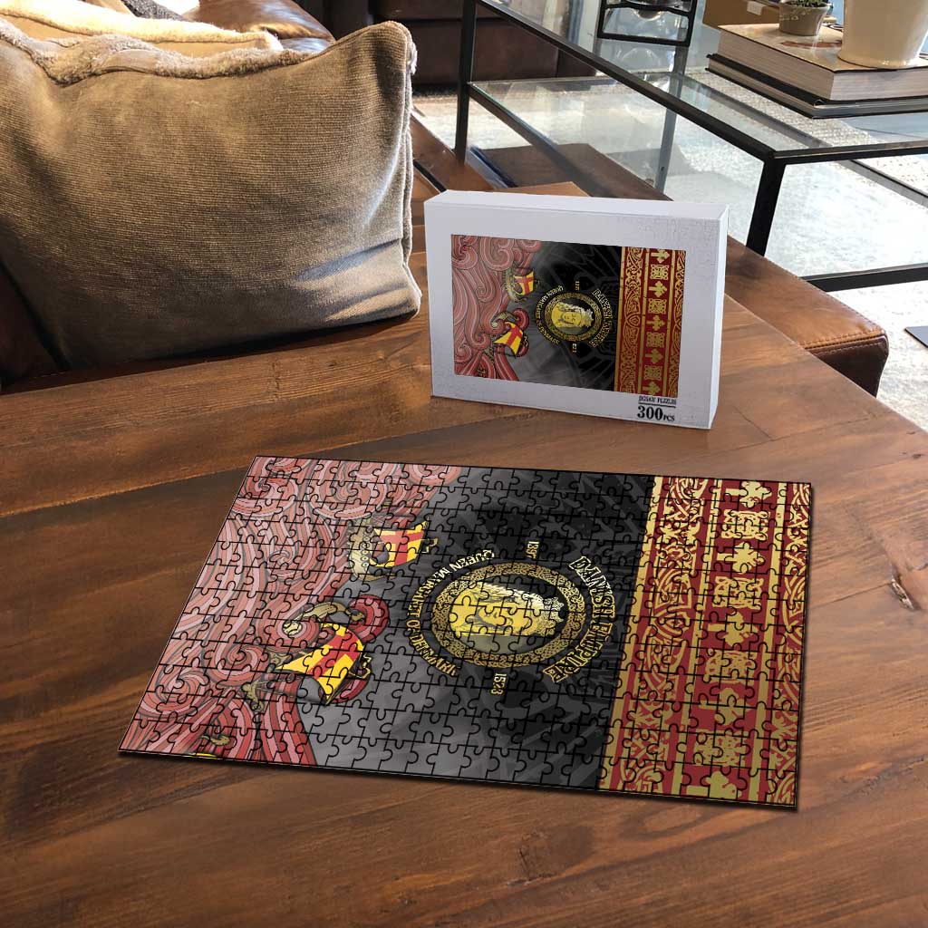 Danish Empire Puzzle Kalmar Union With Viking Patterns - Wonder Print Shop